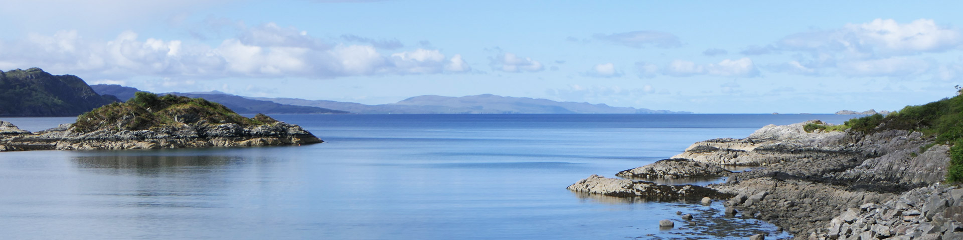 Loch Nan Uamh view towards Isle of Eigg