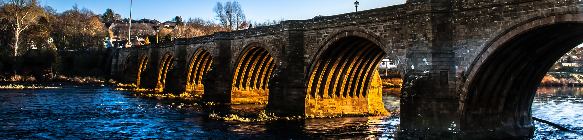 Bridge over the river Don in Aberdeen