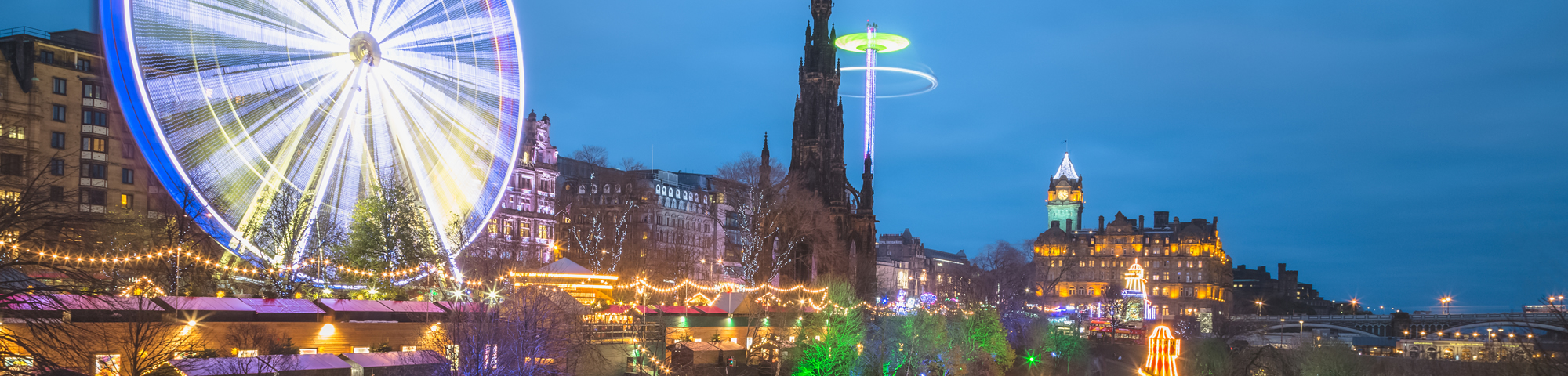 Edinburgh on the run up to Christmas