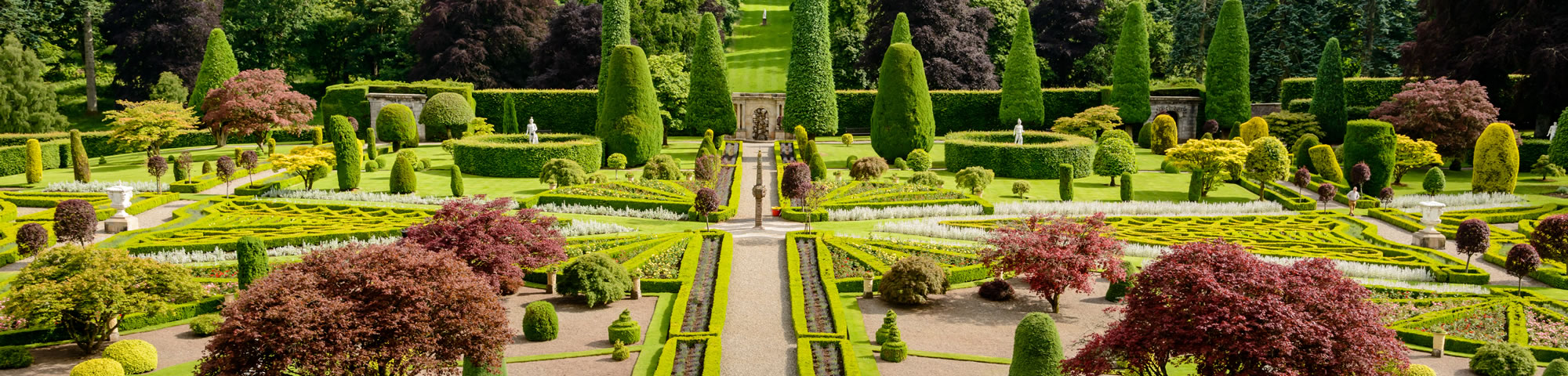 Drummond Castle Gardens near Crieff