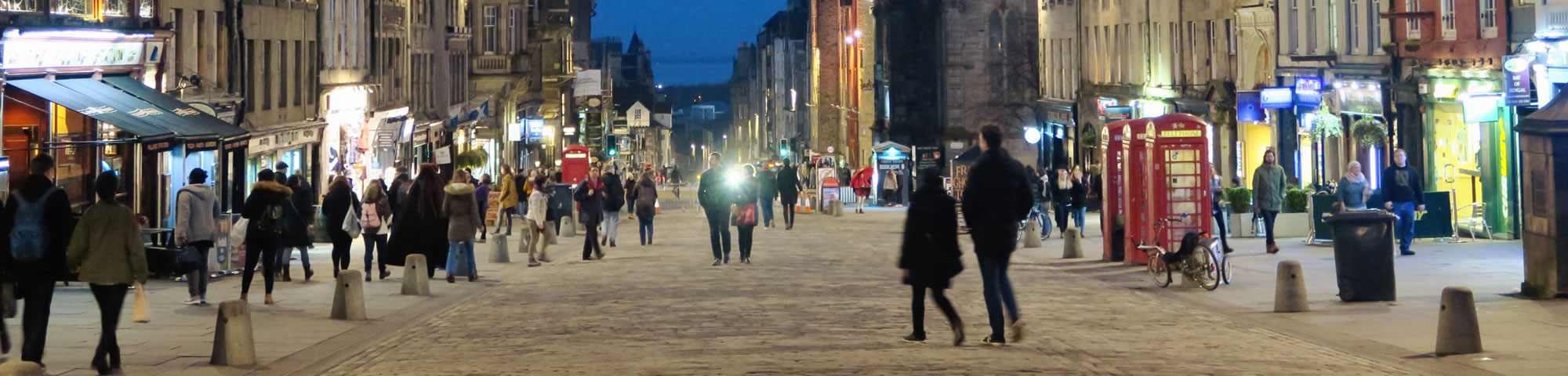 The Royal Mile in Edinburgh