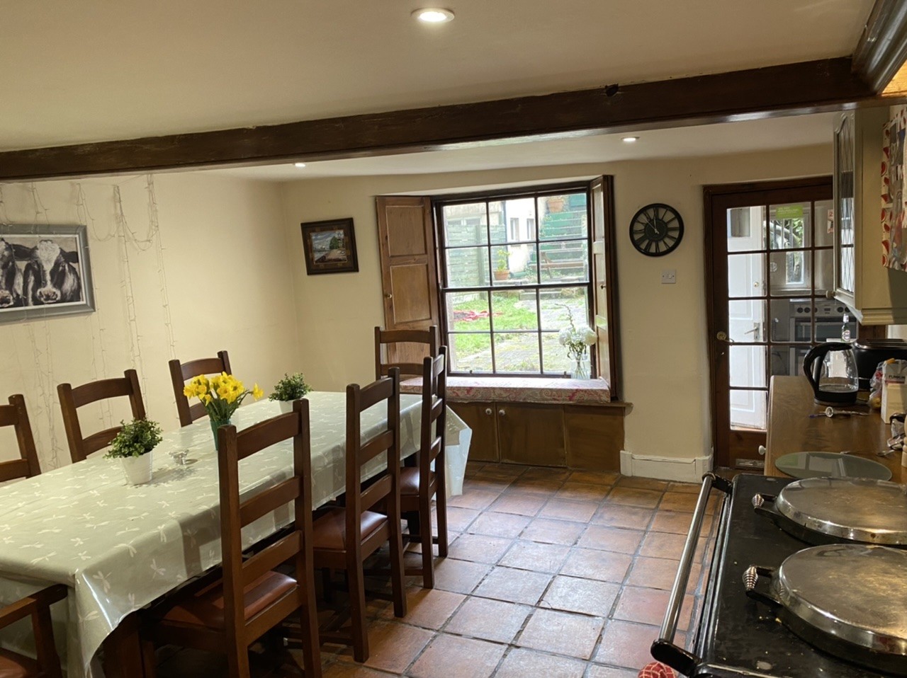 Large kitchen with Aga