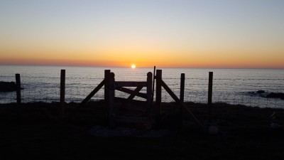 Hebridean Croft sunset