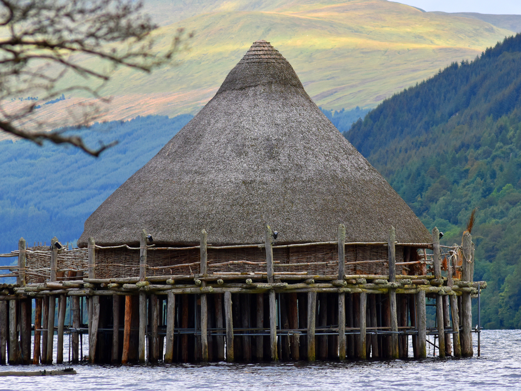 The Scottish Crannog Centre, Pitlochry, Perth, Scotland.