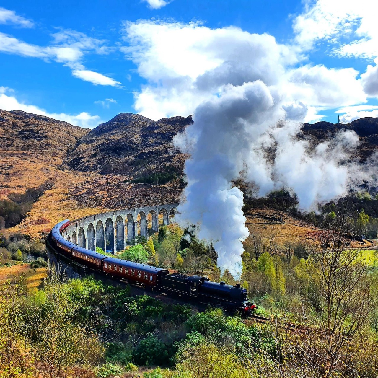 Harry Potter steam train