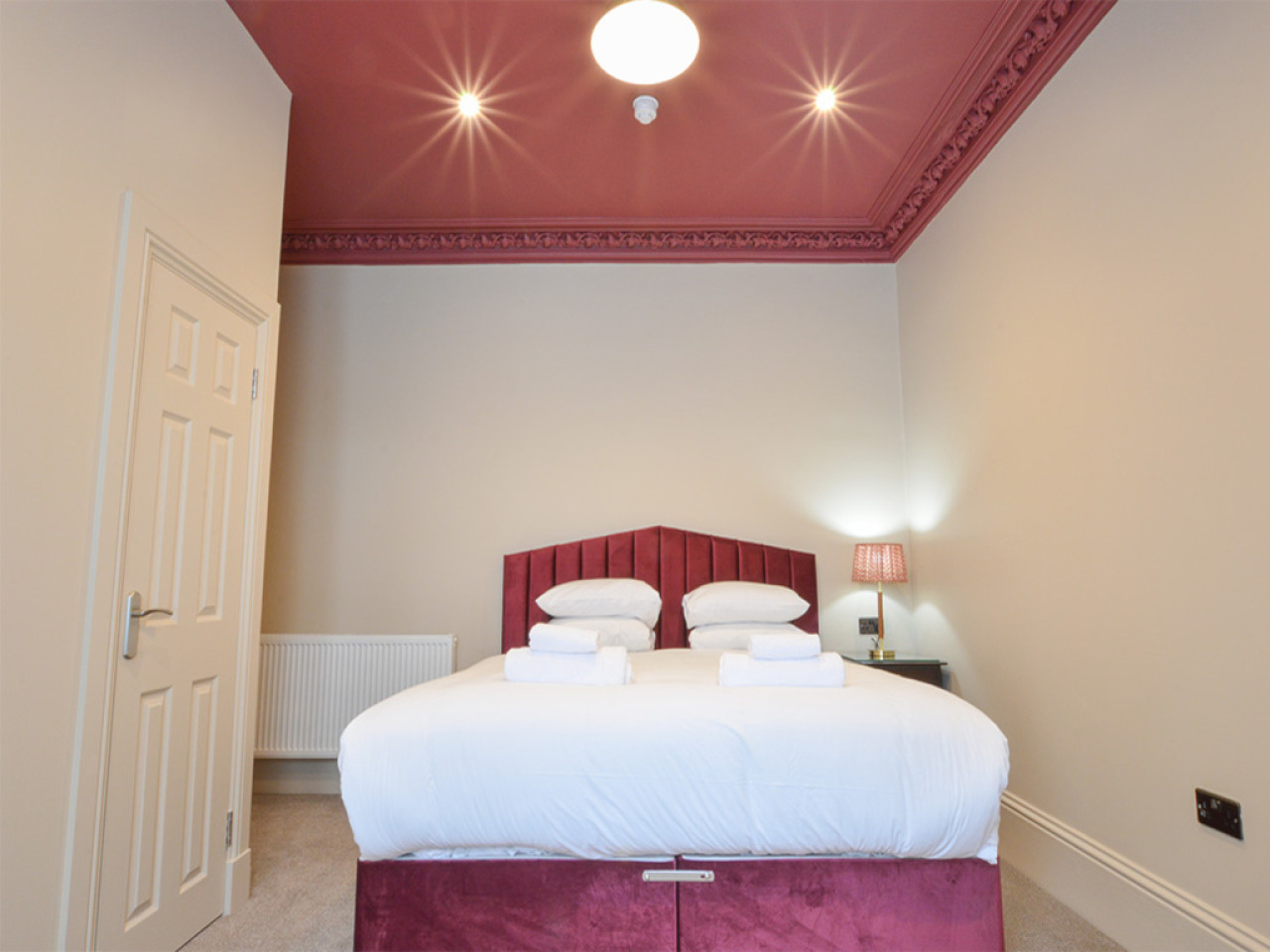 First Bedroom, Raniven Guest House, Oban.