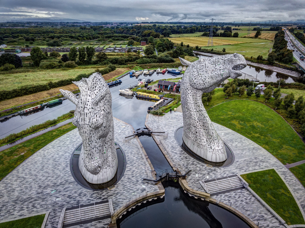 The Kelpies, Falkirk, Scotland.