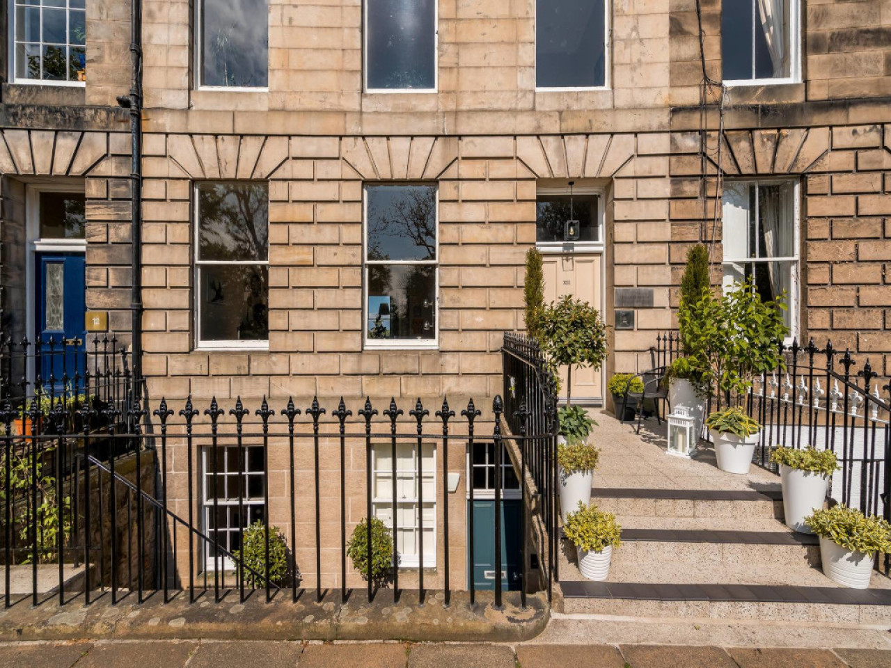 Crescent House in Edinburgh, Scotland