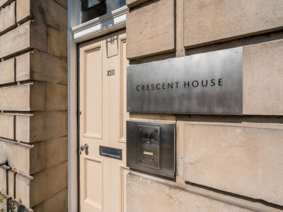 Welcome to Crescent House in Edinburgh's New Town, Scotland