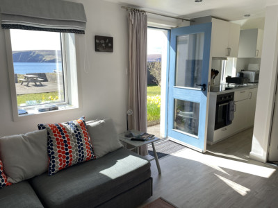 Peerie House, front door view 01